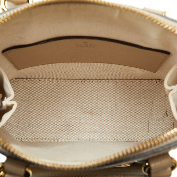 Pre-Loved Gucci Mini GG Supreme Horsebit 1955 Satchel - Picture 5 of 10